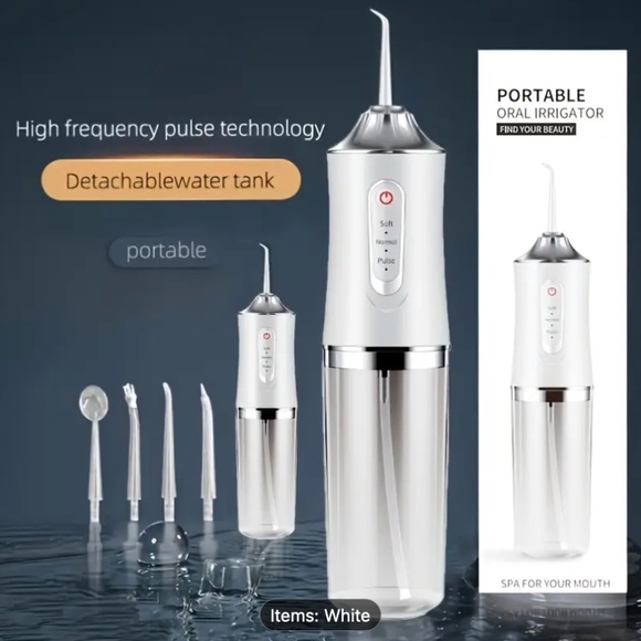 X510 FLOSSBLAST Electric Pro Water Flosser with BONUS 4 Jet Tips - Picture 3 of 3